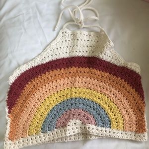 American Eagle Crochet Top